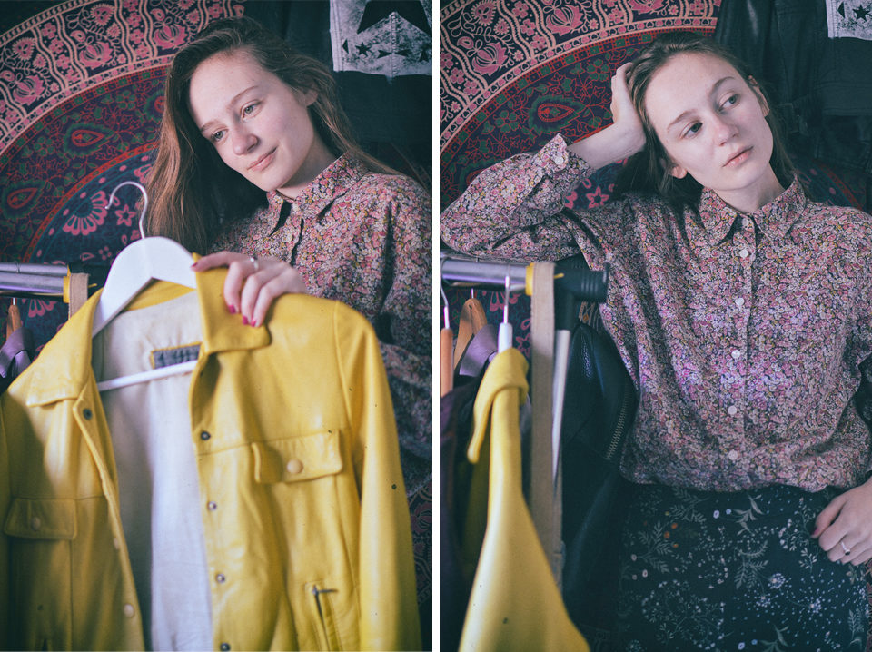 creating a sustainable wardrobe - second hand fashion 