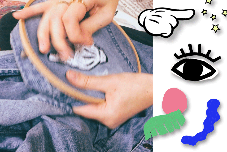 MAKESMTHNG Week with Greenpeace & Fashion Revolution: DIY Embroidery