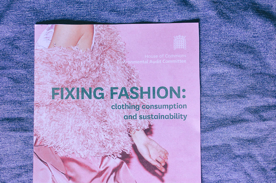 Fixing Fashion - Sustainability of the Fashion Industry Report Review