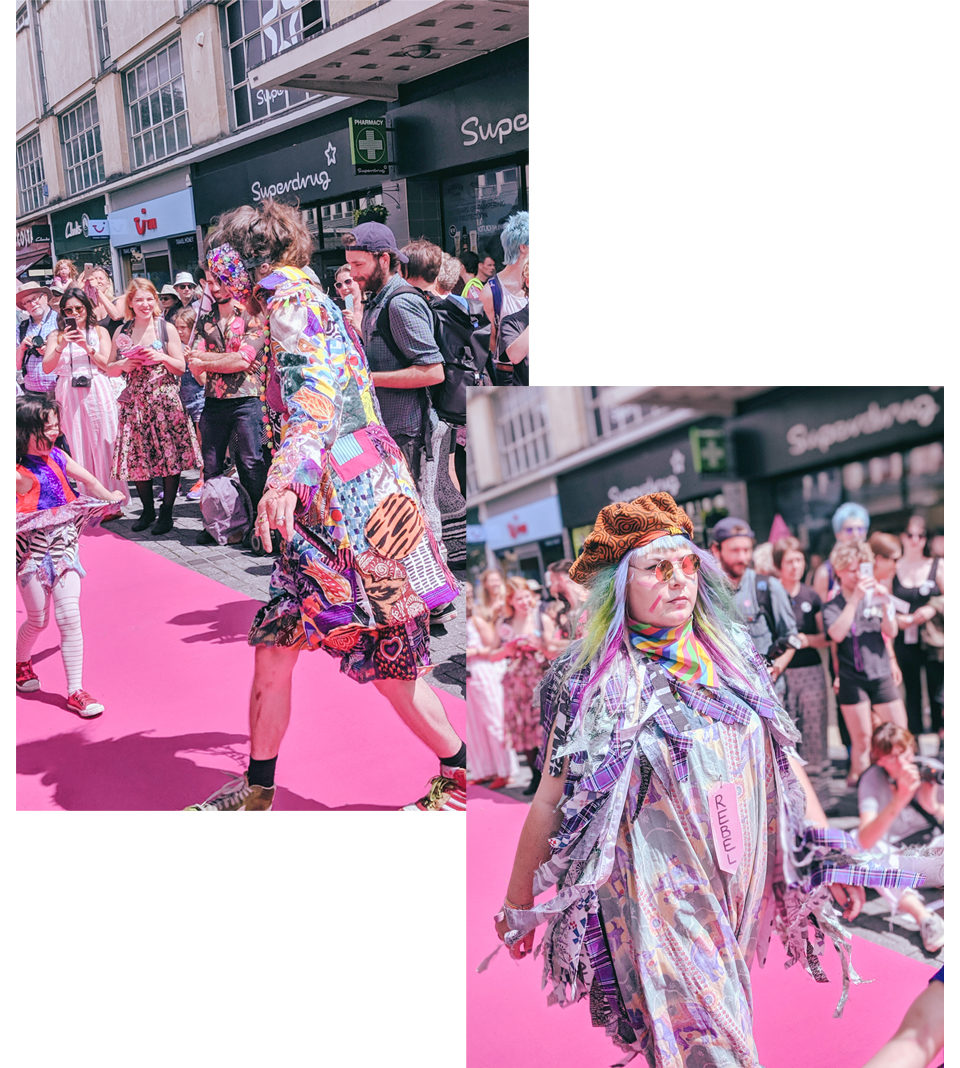 Extinction Rebellion at London Fashion Week SS20